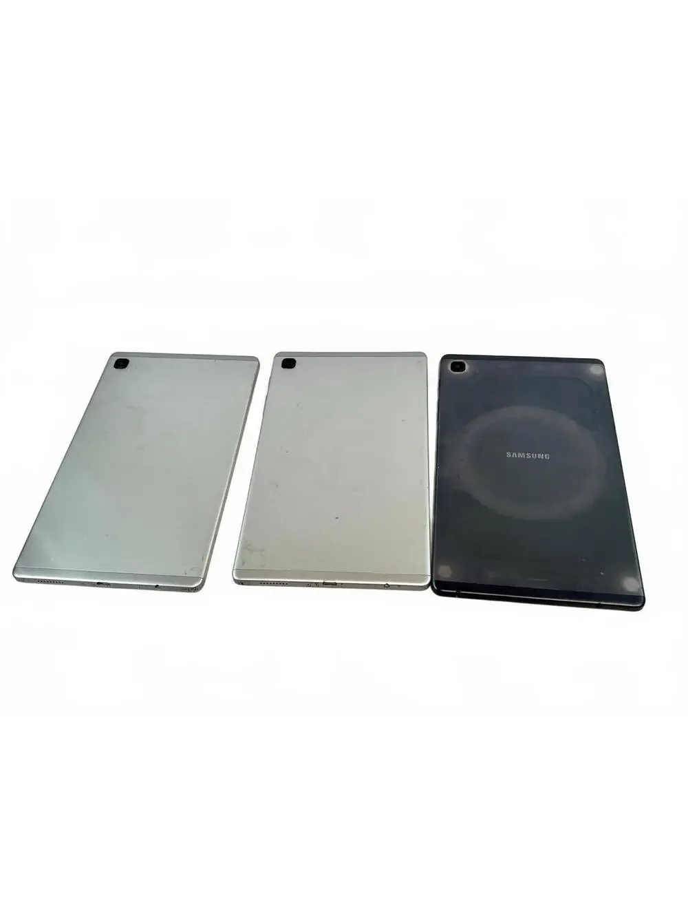 Samsung Galaxy Tab Tablets - LOT of 3 - Silver For Parts or Repair AS-IS